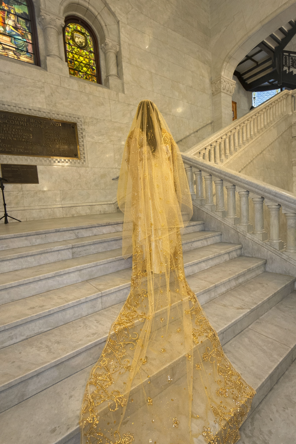 Nadia Lace Bridal Dirac - Gold