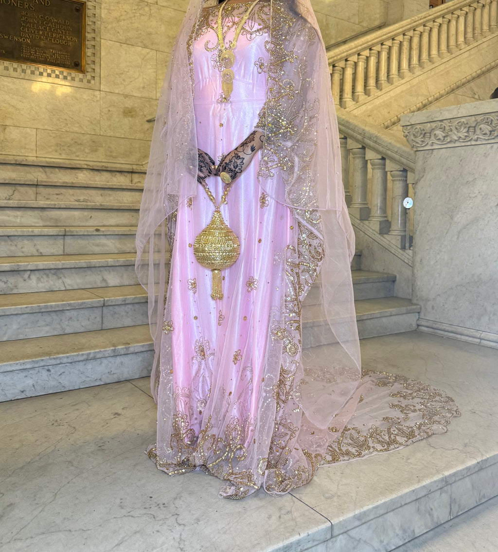 Wardah Lace Bridal Dirac - Pink