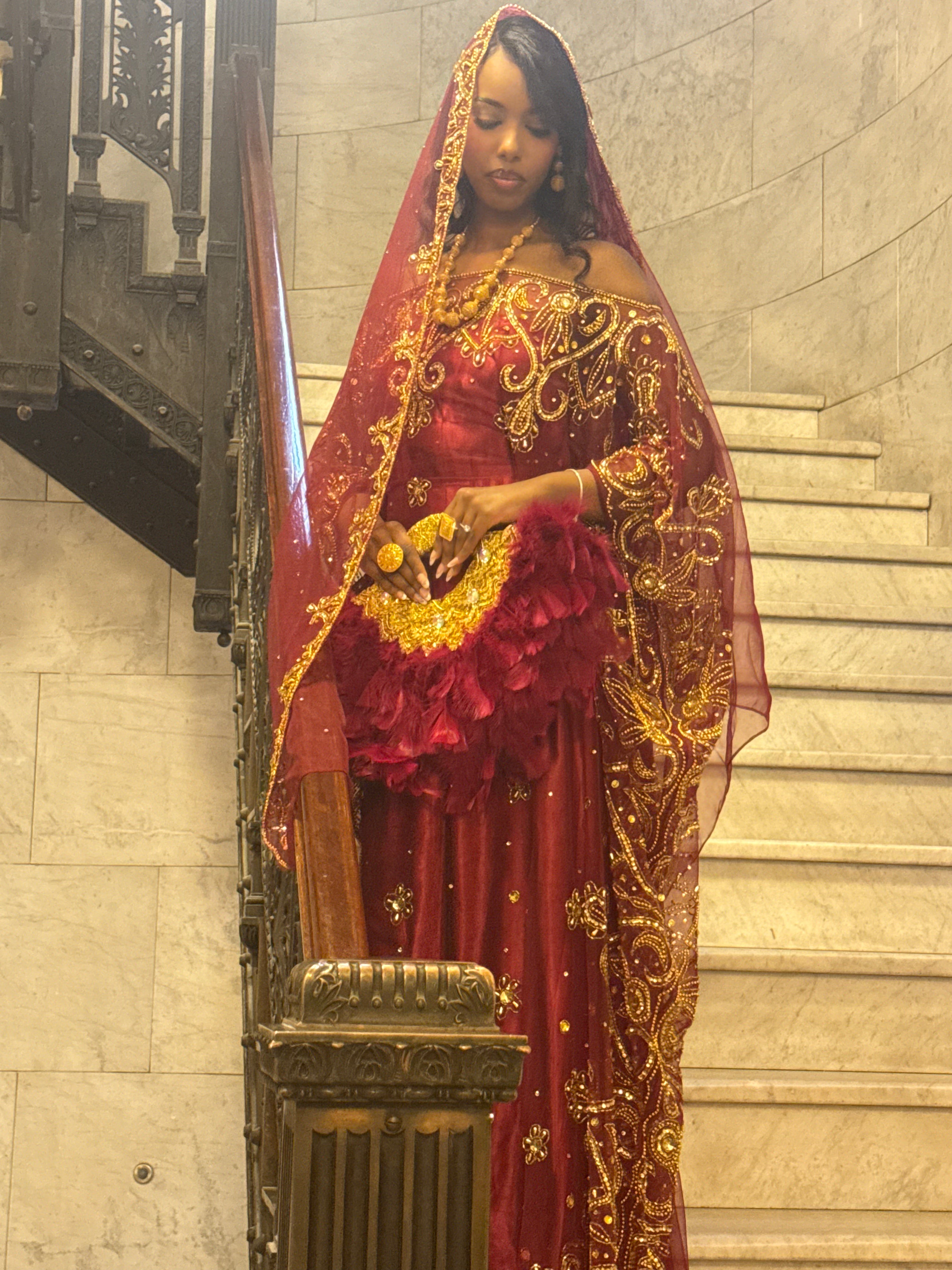 Layla Lace Bridal Dirac - Red